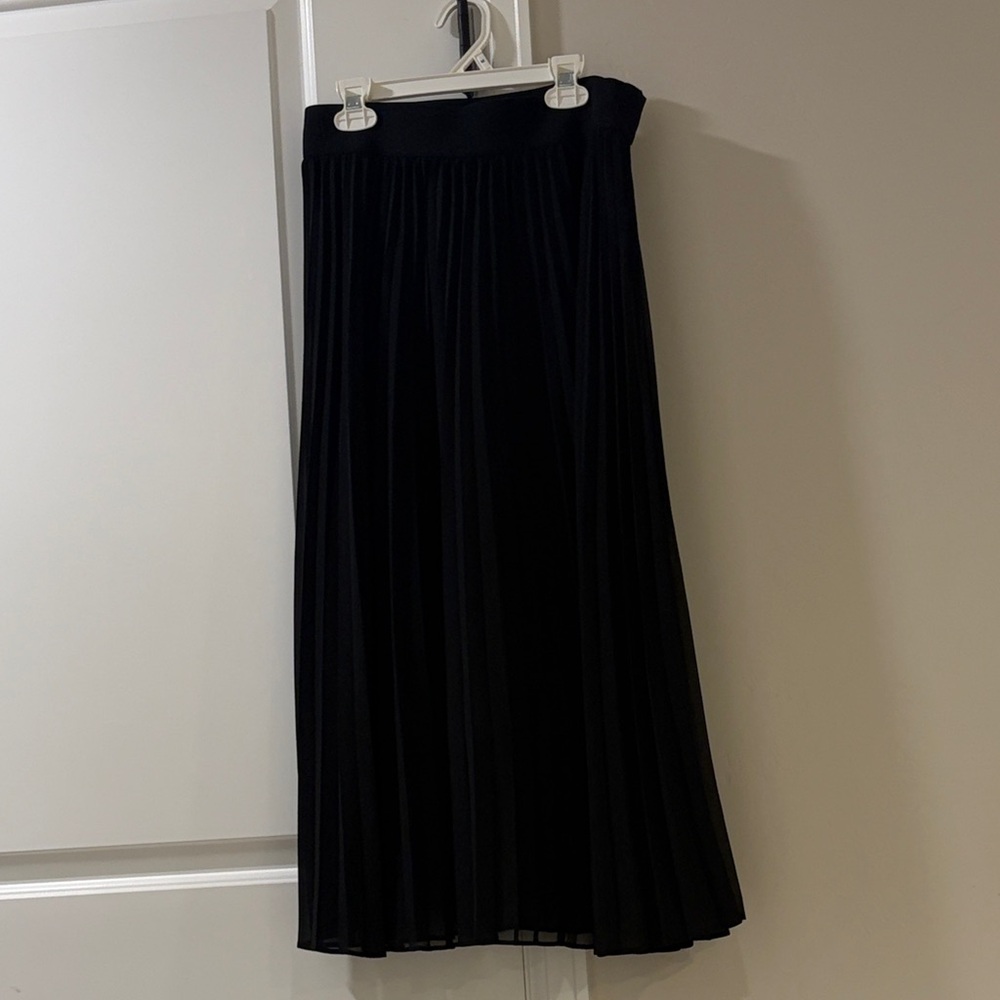 Alfani Black pleated Midi Skirt S